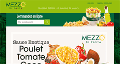 Desktop Screenshot of mezzodipasta.fr